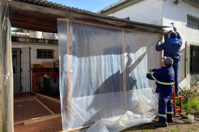 ASID estrena invernadero: nuevo espacio para producir plantines para su huerta durante todo el año