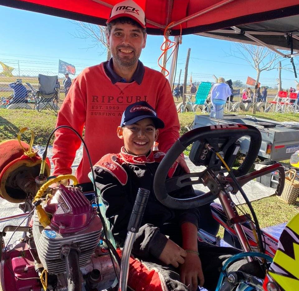 Fierro a la Tabla: Alonso y Coronel compiten este fin de semana en el kartódromo de 9 de Julio