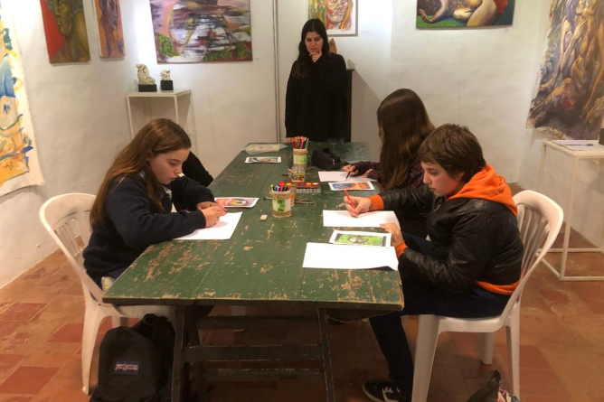 Muestras de los talleres de artes visuales de la ciudad 2024