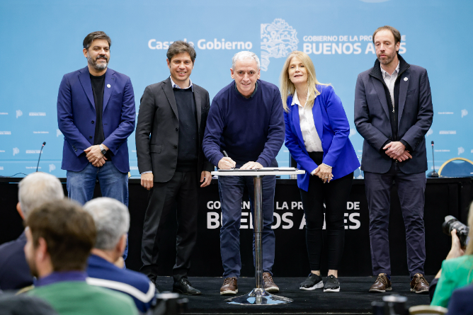 Gobierno Bonaerense: Gastón participó del nuevo acto de transferencia del Fondo de Fortalecimiento Fiscal Municipal