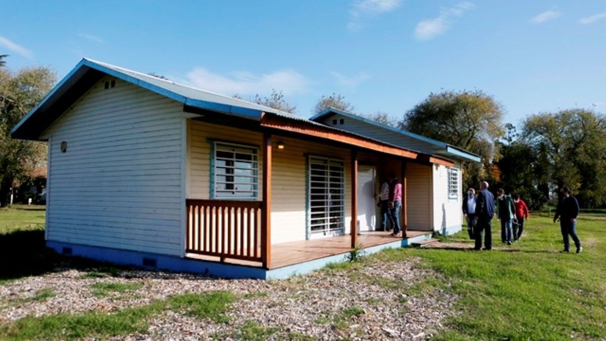 La Provincia comprará las viviendas de madera que produce la Universidad de La Plata