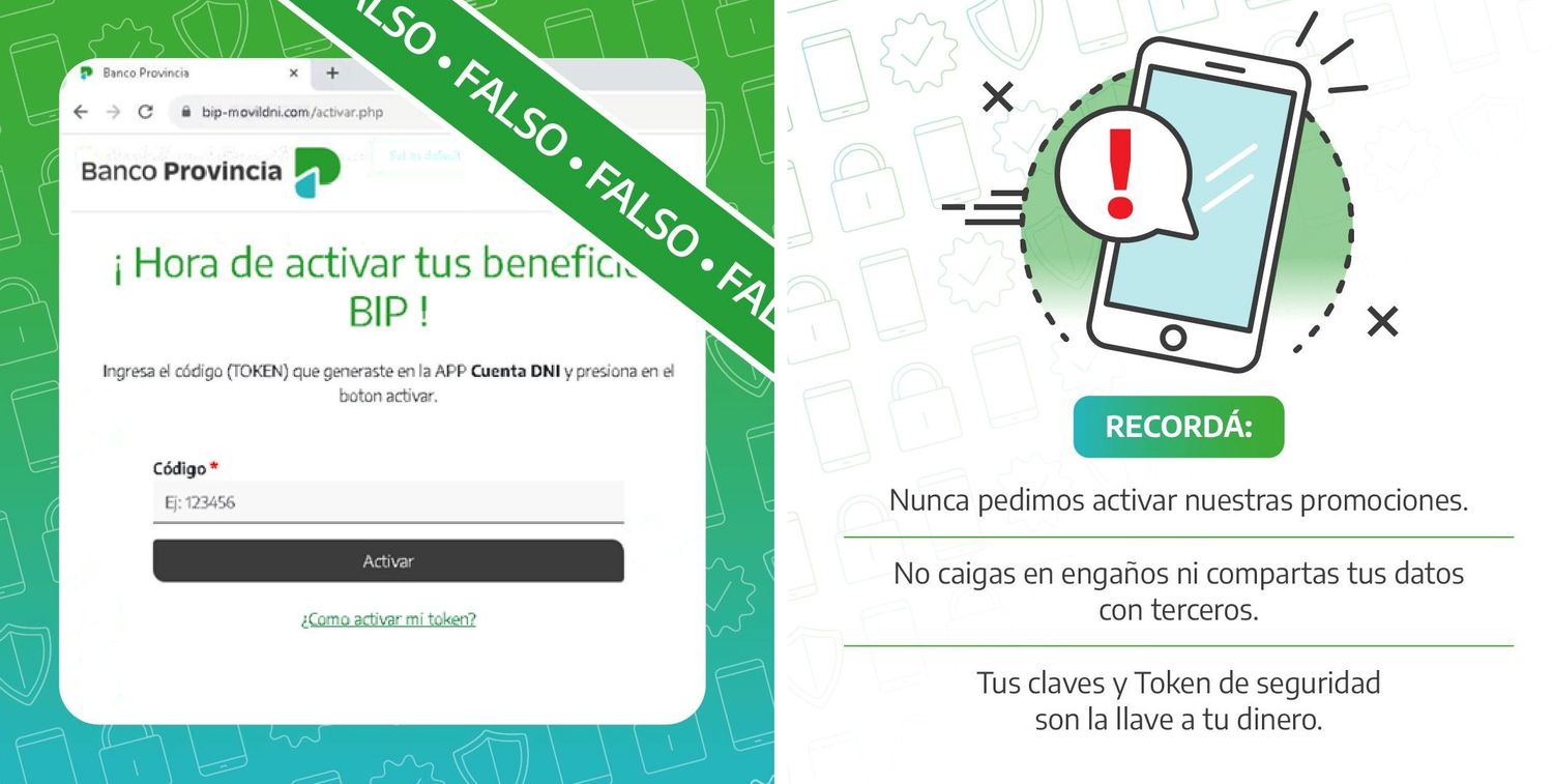 Advertencia del Banco de la Provincia de Buenos Aires: Cómo evitar estafas y proteger tu información
