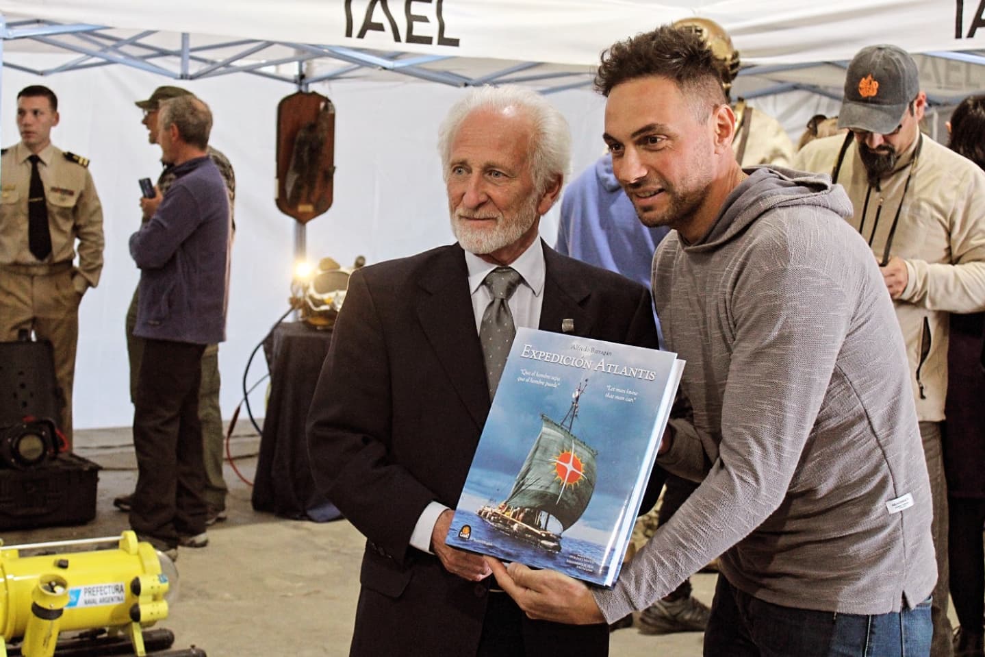 Inauguración de los actos conmemorativos por los 40 años de la Expedición Atlantis en Dolores