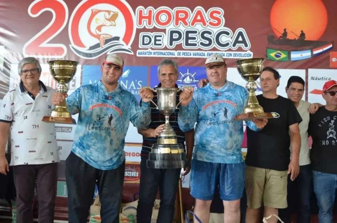La dupla chascomunense Ferrari se consagró campeona de las 20 Horas de Pesca en el Paraná