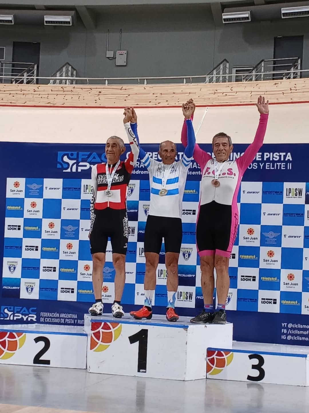 Juan Carlos Haedo conquista la medalla de oro en el Campeonato Argentino de Pista en San Juan
