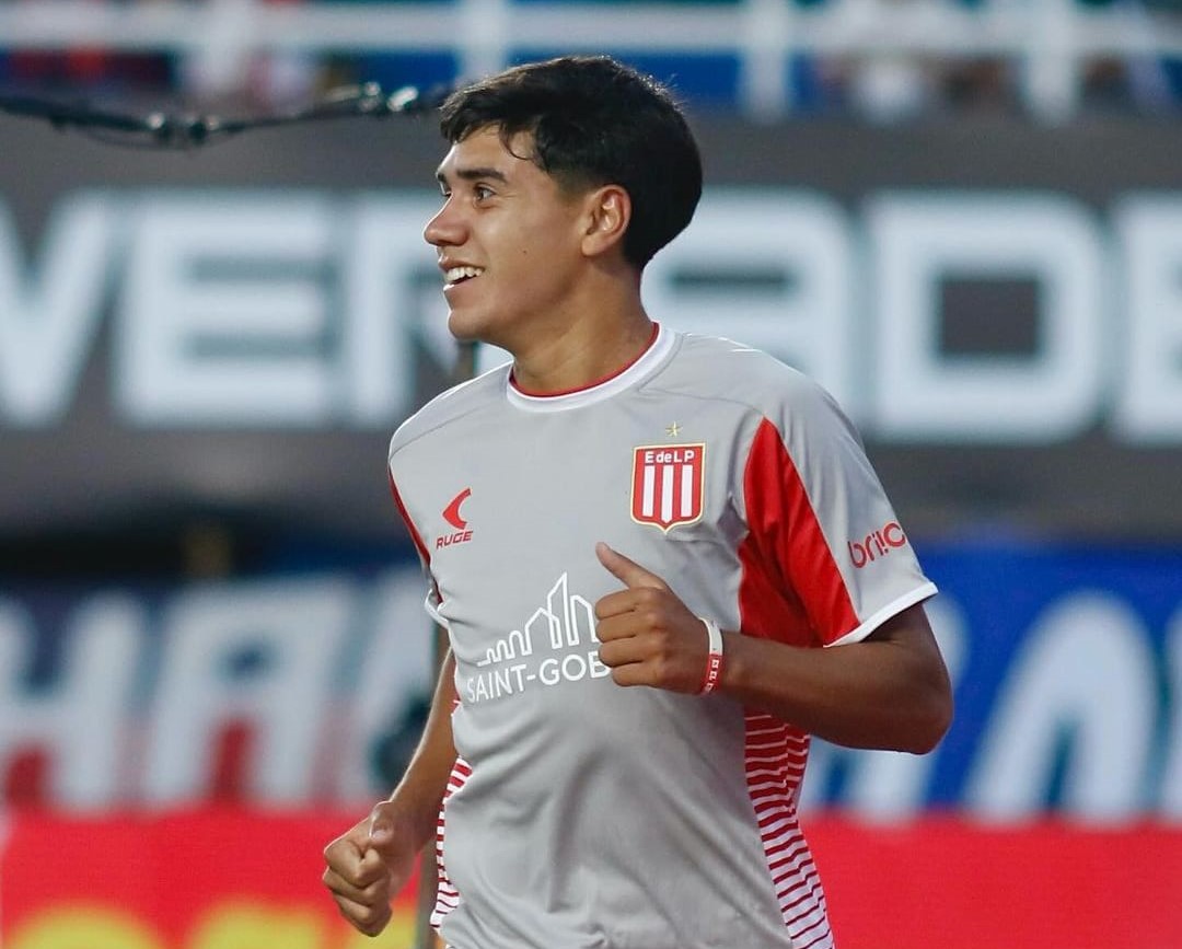 Joaquín Tobio Burgos anota su segundo gol en Primera en el empate de Estudiantes ante San Lorenzo