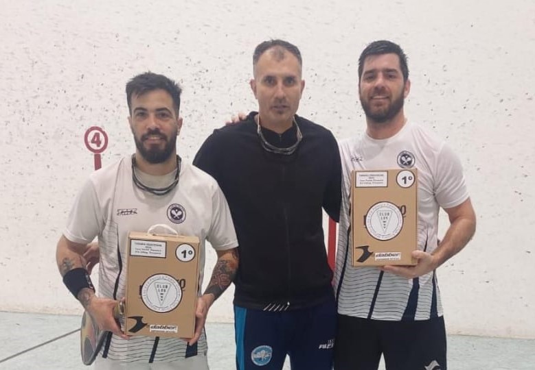 Mariano Pintos y Manu Cambas jugarán las semifinales del Torneo Clausura del Provincial de Paleta