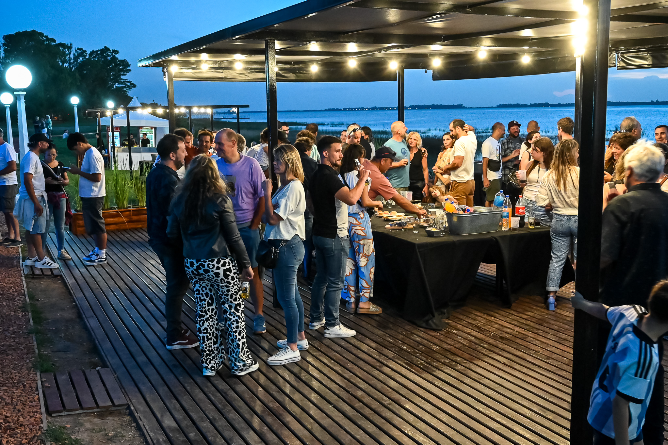 Turismo: Inauguración del Parador Punta Norte en Chascomús