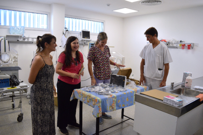 Nuevo Monitor de última generación para la sala de cuidados especiales de pediatría del Hospital Municipal