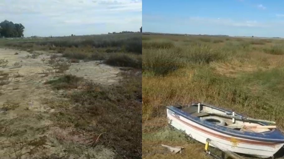La laguna Salada de Monasterio se secó: El pesquero de Lezama cierra definitivamente