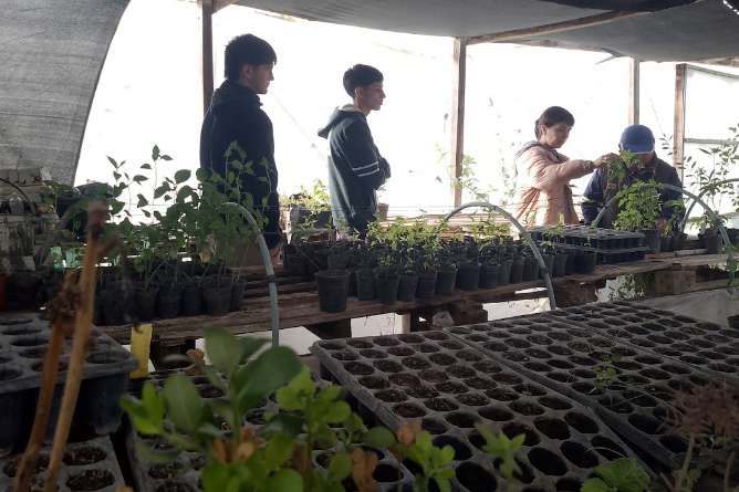 Alumnos de la Escuela Industrial comenzaron sus prácticas profesionalizantes en el Vivero Municipal