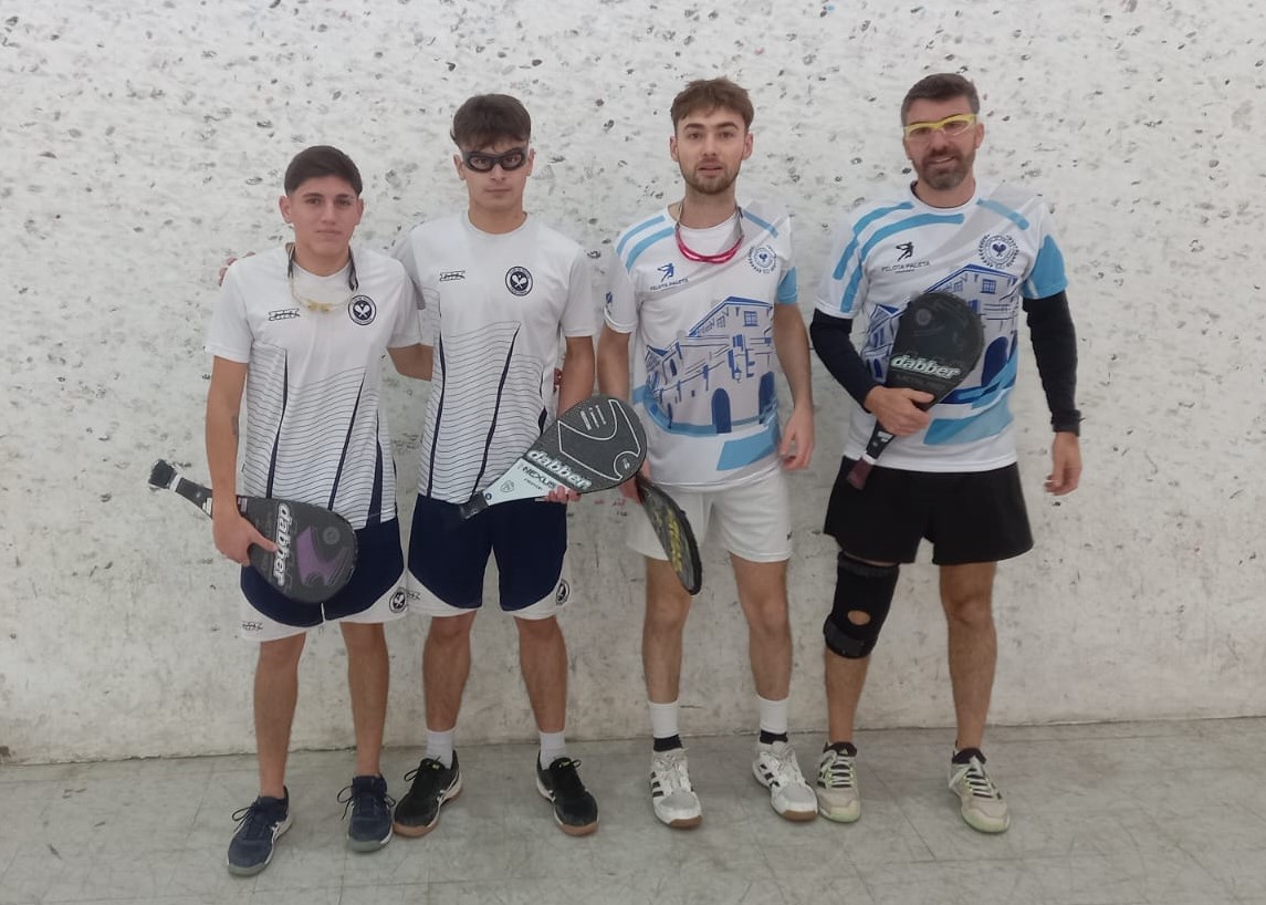 Dos representantes del club de Pelota Chascomús a las finales del Provincial de Paleta