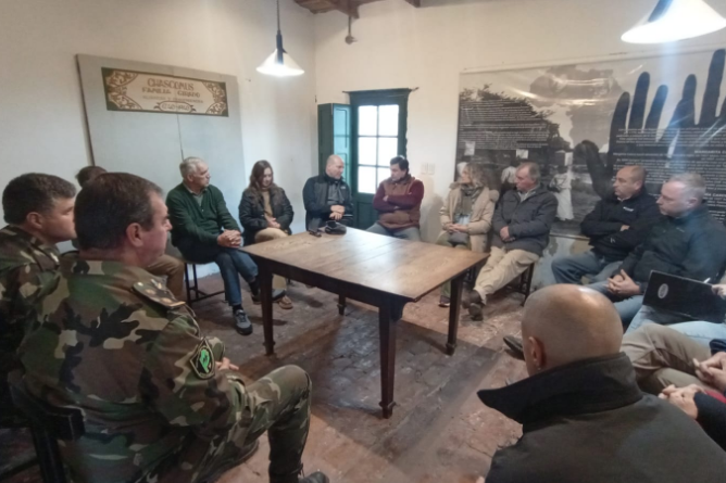 Reunión conjunta para trabajar operativos en zona rural de Chascomús