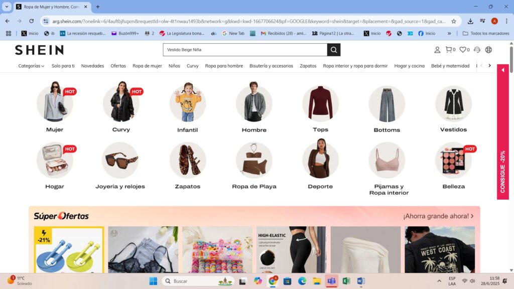 Guerra comercial: ante el “boom” de Shein y Temu, las marcas argentinas de ropa aplican promos