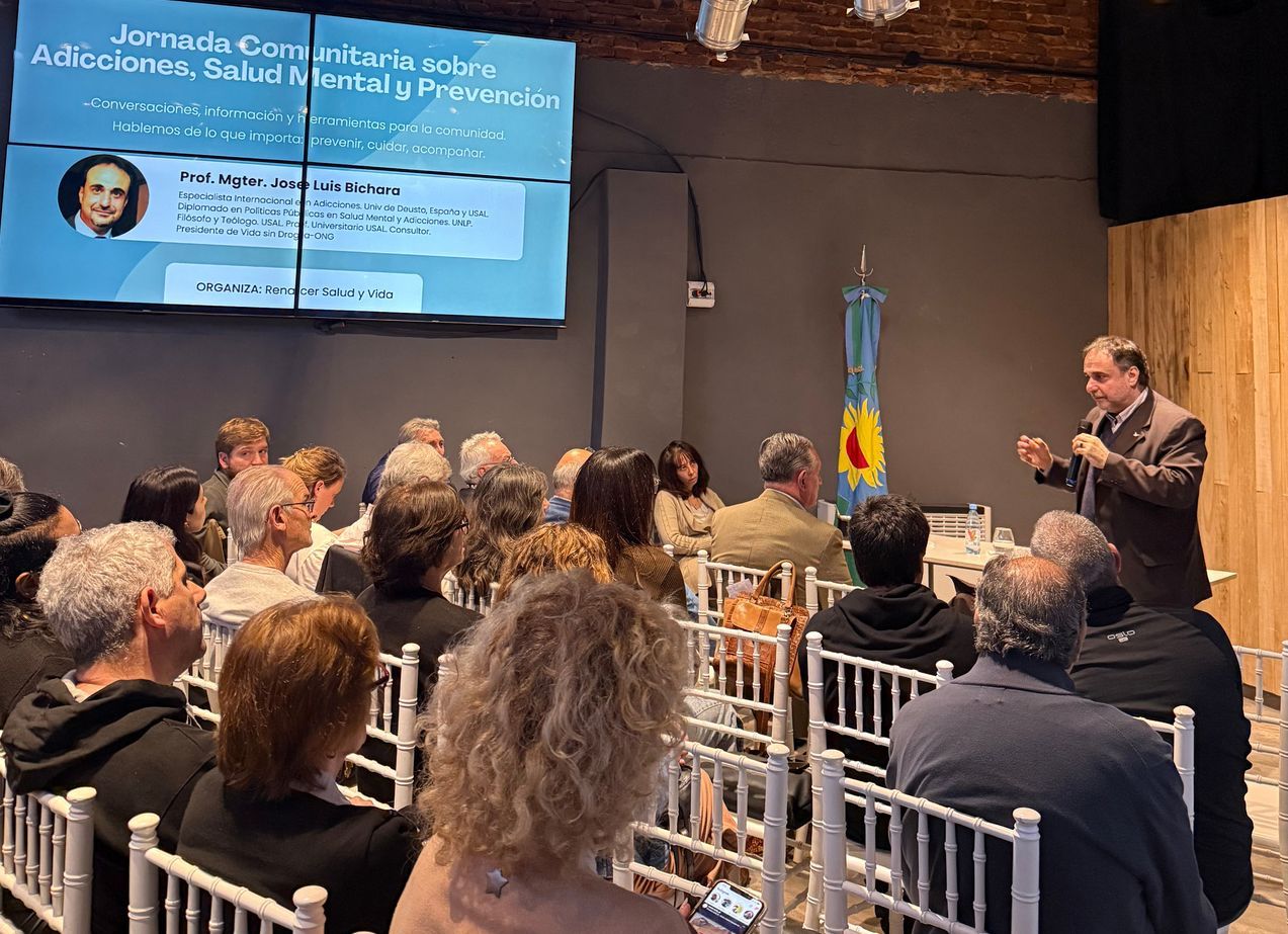 El Dr. José Luis Bichara destacó el rol de la familia y los valores en la prevención de adicciones en Chascomús