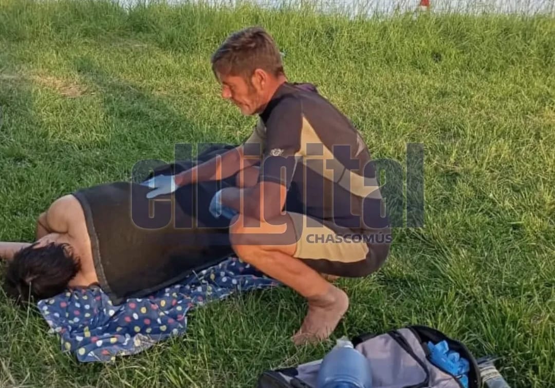 Seguridad Lacustre realizó un nuevo rescate en la laguna de Chascomús