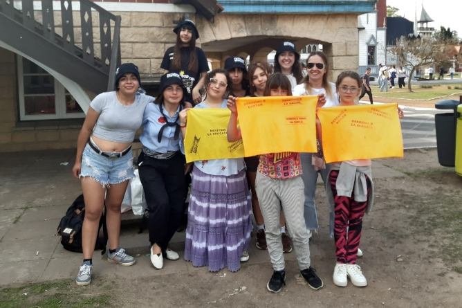 Jóvenes de Envión participaron del cierre provincial del programa Futuro y Memoria