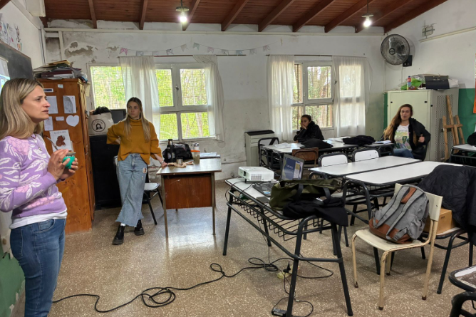 Nueva capacitación para el mundo del trabajo en la Escuela N° 9