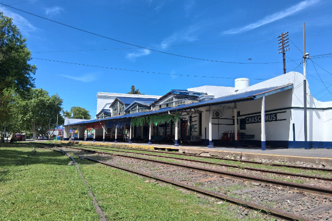 Continúa la puesta en valor del edificio de la Vieja Estación