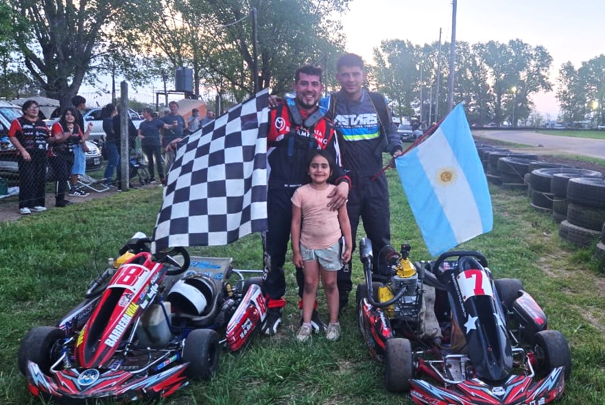 Mariano Moyano mantiene el liderazgo en el campeonato del Karting Regional Lezamense