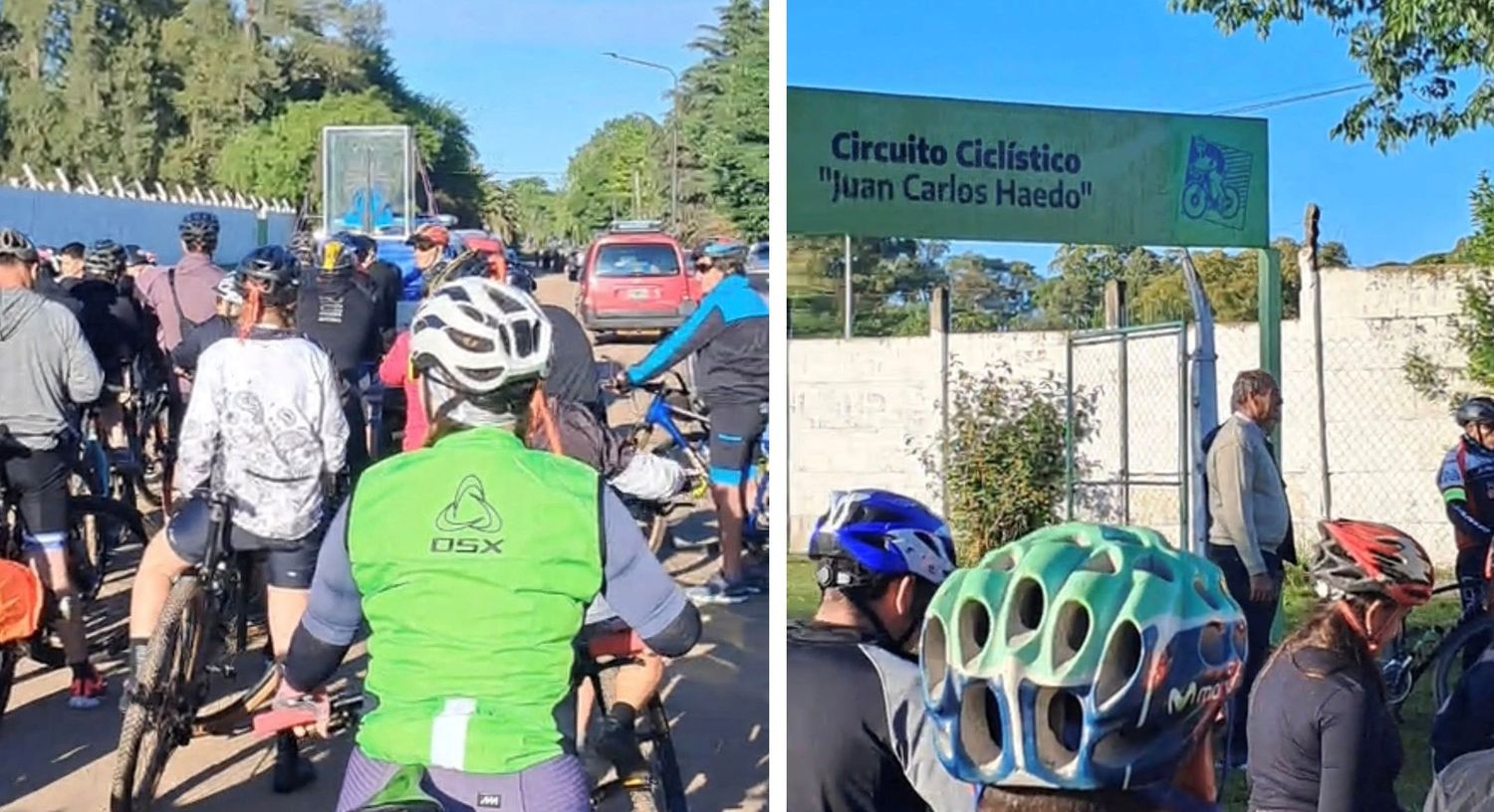 Homenaje a Haedo y la presencia del Obispo