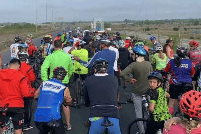 Peregrinación Ciclística a Luján celebra 40 años