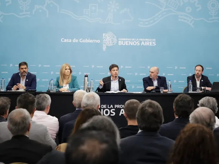 El gobernador Axel Kicillof encabezó la presentación del Presupuesto 2026.