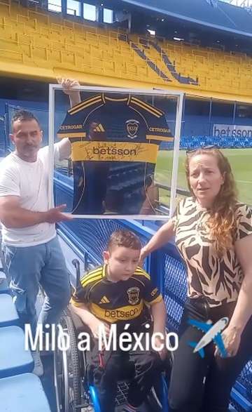 Una camiseta firmada por el plantel de Boca será utilizada en una acción solidaria para ayudar a Milo, el niño chascomunense que viajará a México por un tratamiento médico
