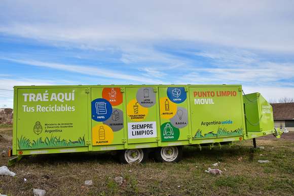 Reciclado y tratamiento de residuos: Tres puntos limpios móviles recorrerán Chascomús