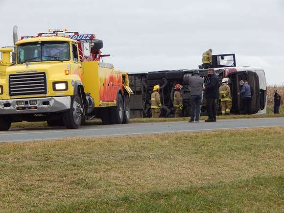 El chofer del micro que volcó en la ruta 2 se negó a declarar