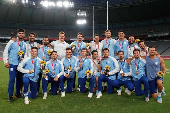 Medalla de bronce para “Los Pumas: “No sé dónde estoy, no entiendo que me voy a subir a un podio ahora”