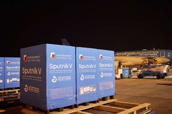 Llegaron más de 1.100.000 Sputnik en un solo vuelo: todas del componente uno