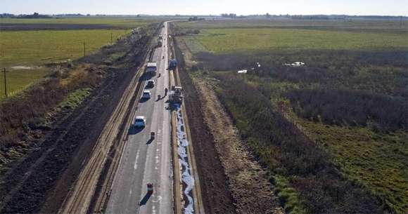 Inician la repavimentación de la Ruta Provincial N° 215 entre General Paz y Cañuelas