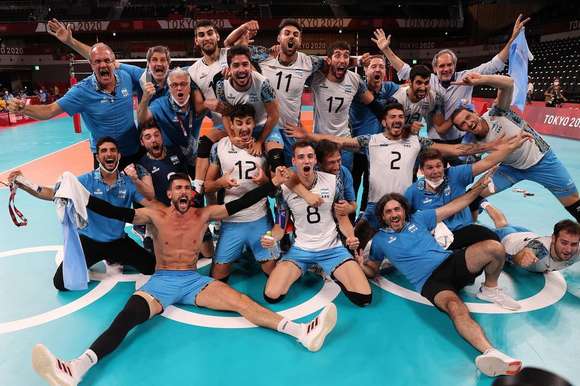 El vóley logró la segunda medalla de su historia, la tercera para Argentina en estos Juegos