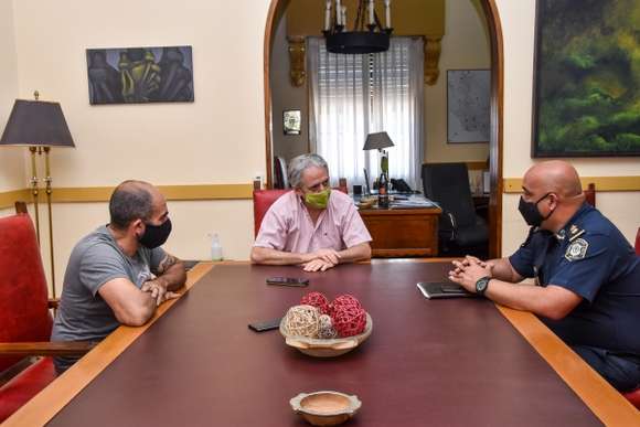 El Intendente Municipal recibió al nuevo jefe de la Policía Comunal de Chascomús