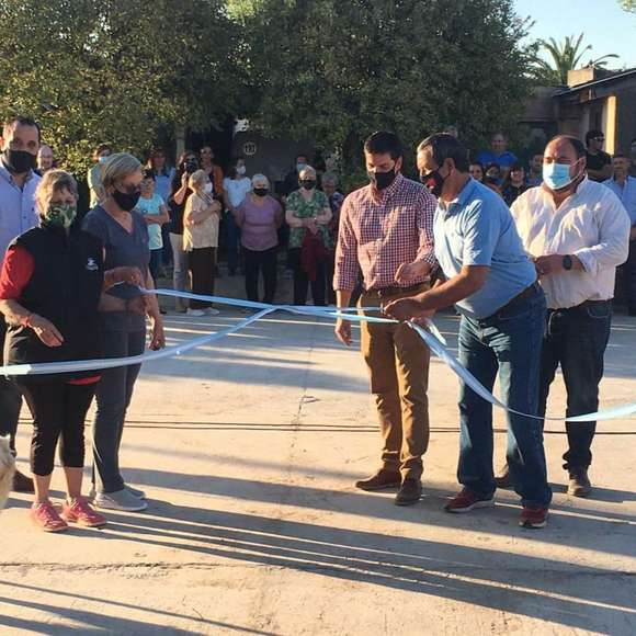 General Paz: Villanueva suma obras de pavimento urbano y nombra “Eduardo Elías Martín” a su acceso