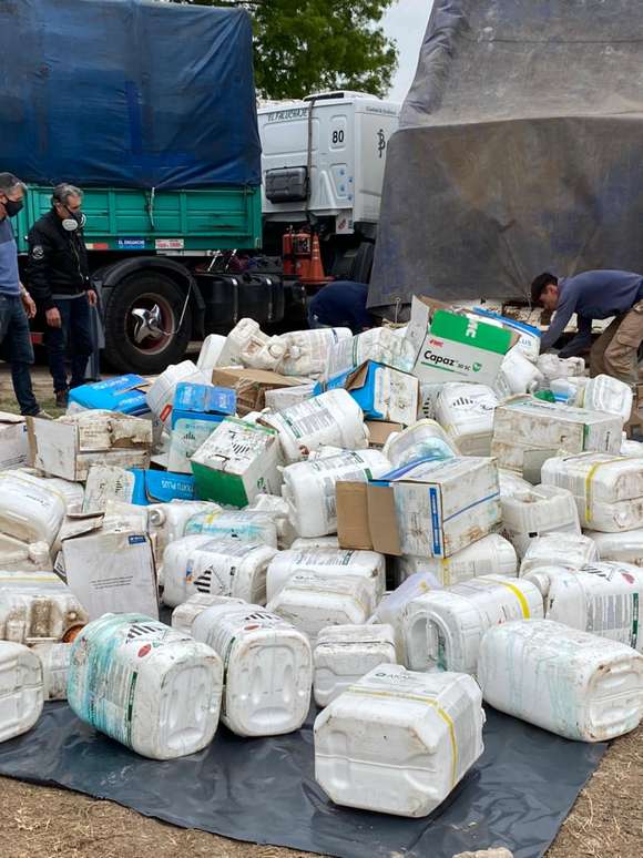 Se recolectaron cerca de 9 mil envases de agroquímicos en Chascomús