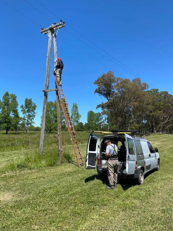 Fibratv también llega con el tendido de fibra óptica al barrio Parque Girado
