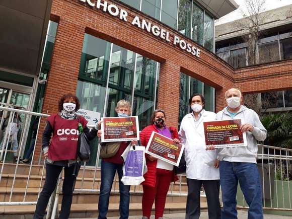 El personal de salud vuelve a parar y se muestra preocupado por la Ómicron