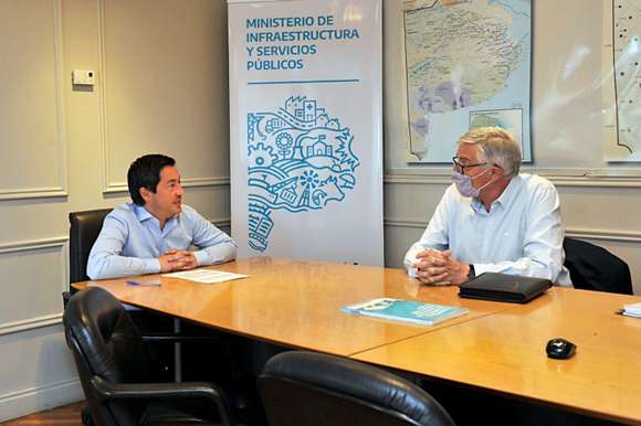 El ministro de Infraestructura bonaerense recibió a intendentes de cuatro municipios