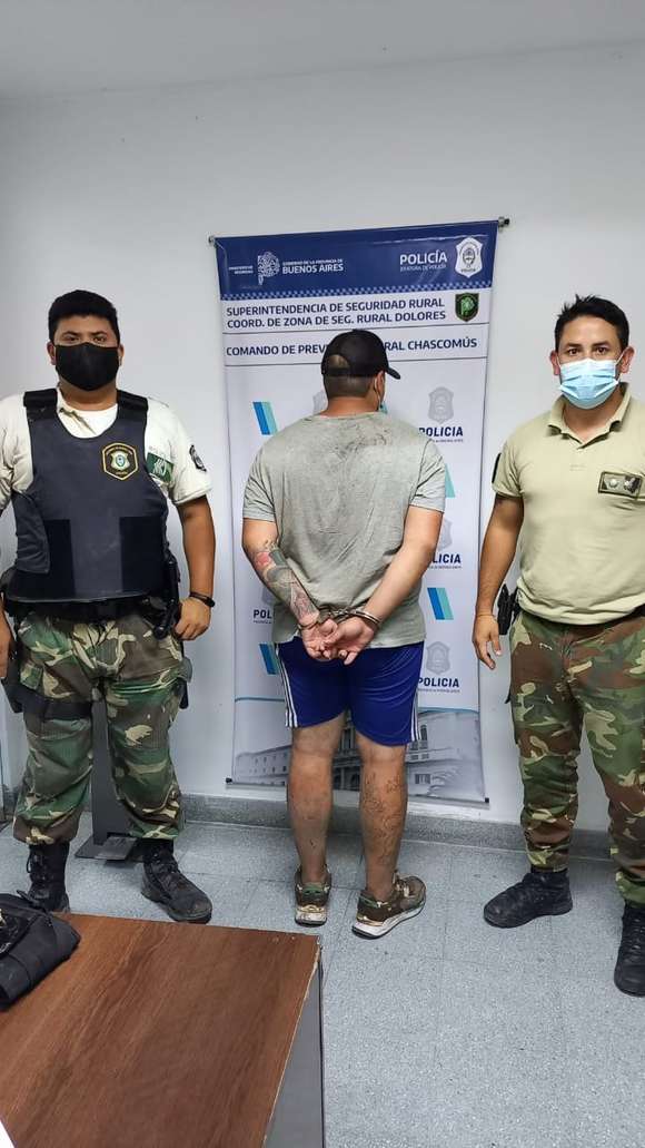 Cuatro aprehendidos por usurpar un campo en Gándara