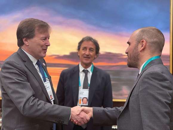 Martín Guzmán se reunió con representantes de empresas energéticas en los Estados Unidos