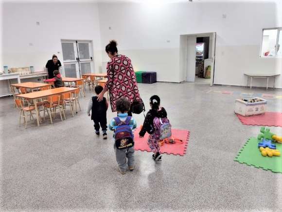 El jardín maternal y de infantes Clarisa Amézaga reanudó los servicios en todas las áreas