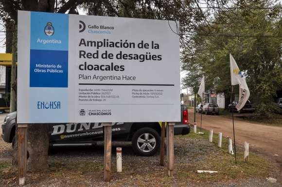 Comenzaron los preparativos para la extensión de la red cloacal en el barrio Gallo Blanco