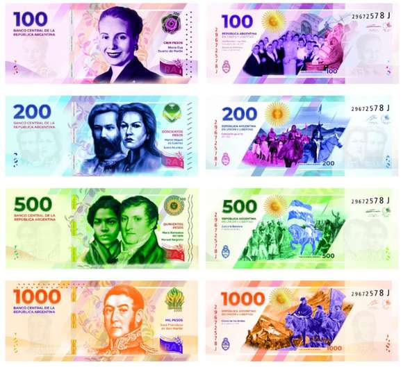 Uno por uno: quiénes son los próceres y heroínas de los billetes