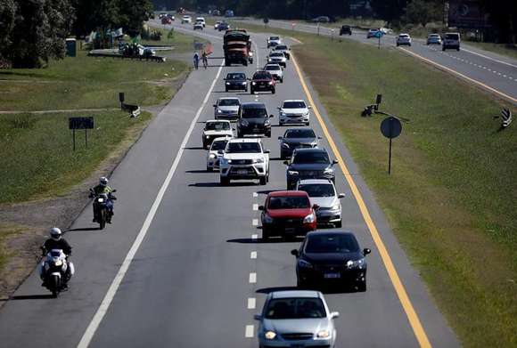 Más de 2.100 automóviles por hora se movilizaron hacia la Costa Atlántica