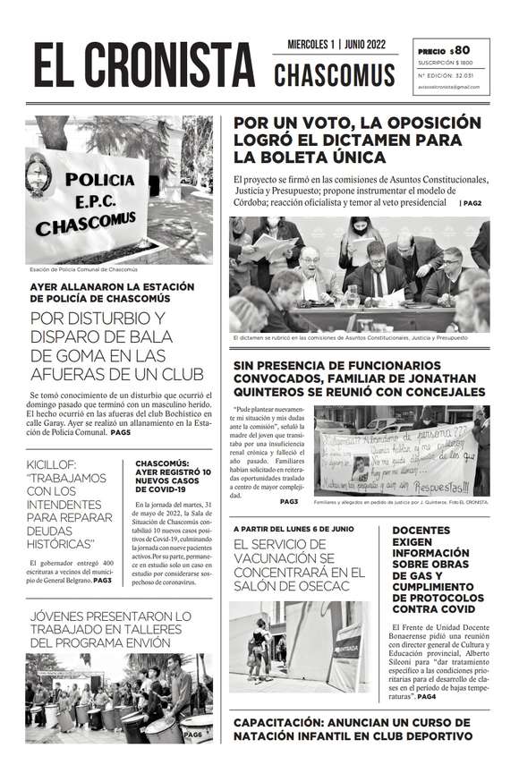 TAPA 1 JUNIO 2022