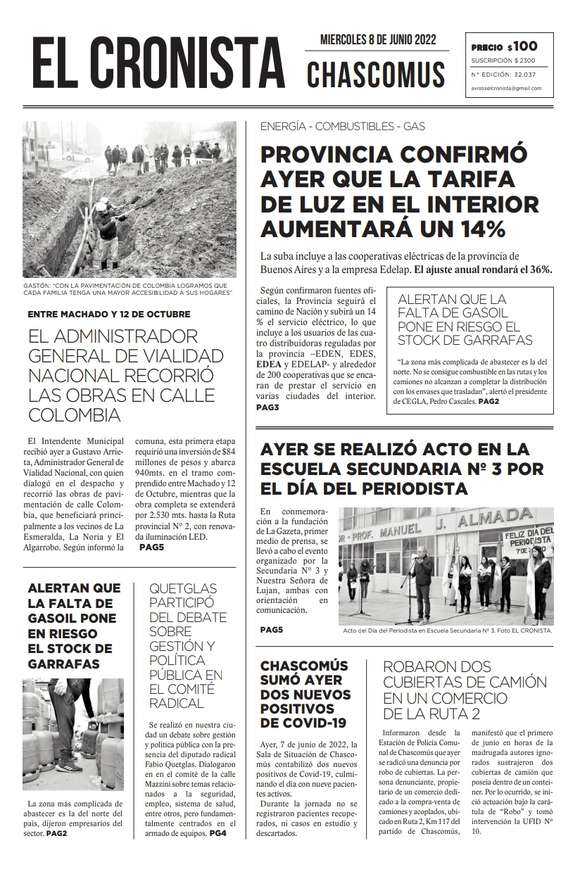 TAPA 8 JUNIO 2022
