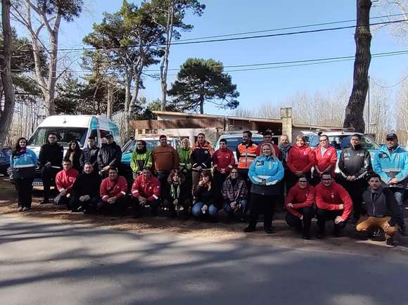 Defensa Civil Lezama en una Jornada de Fortalecimiento en Costa del Este
