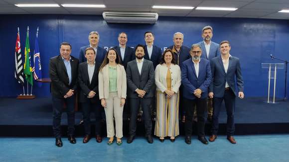 El intendente Gastón participa de una misión comercial multisectorial en São Paulo